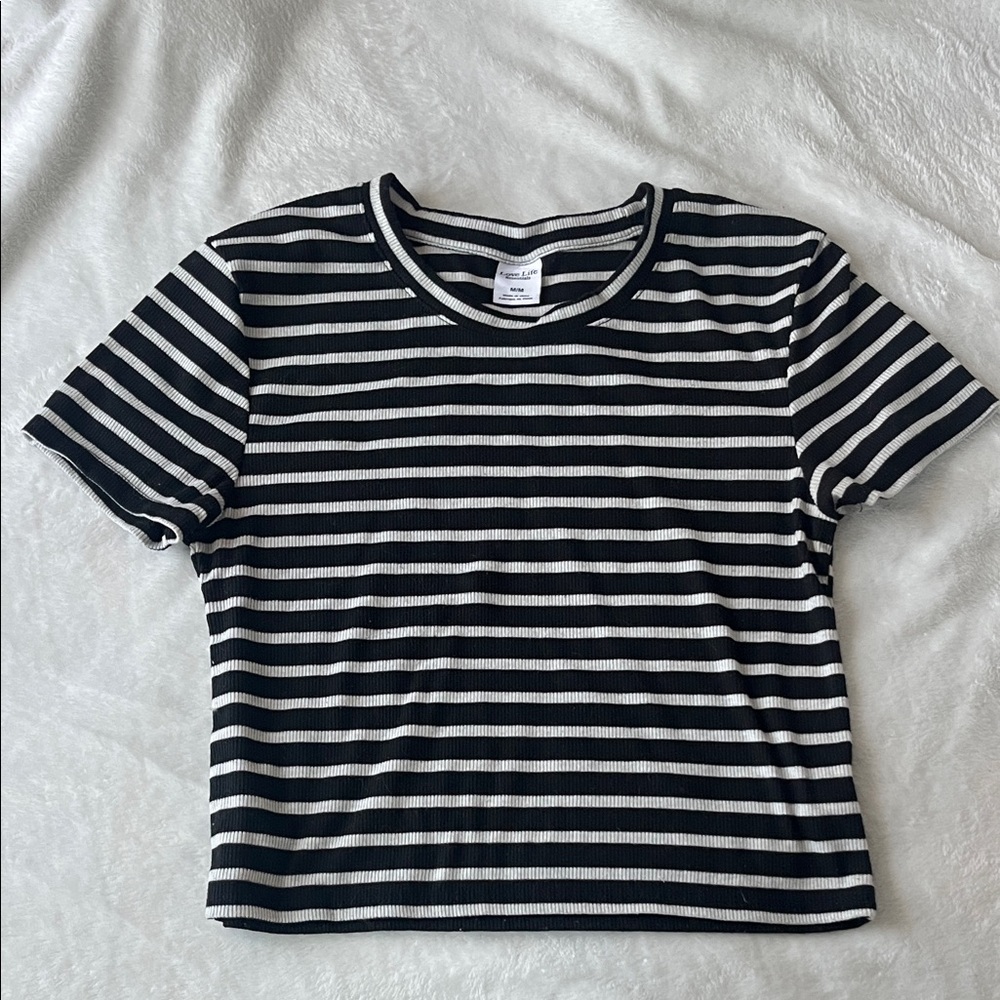 Love Life Essentials Striped Top